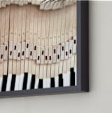 "Key Rehab" - Art Print in Oxblood by Poppy A - Frame Close-up