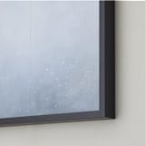 "Beautiful Nature Three" - Art Print in Soft Whites by Sher Schier - Frame Close-up
