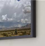 "desert drive by" - Art Print in desert sky blue by Kristi Jackson - Frame Close-up