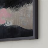"Cosmic Intervention" - Art Print in Black by Bethany Mabee - Frame Close-up