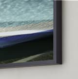 "Boat Hull, Maine" - Art Print in eau de nil by Annie Seaton - Frame Close-up