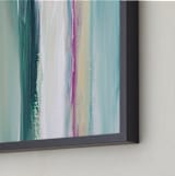 "Grace" - Art Print in Teal by Artsy Canvas Girl Designs - Frame Close-up