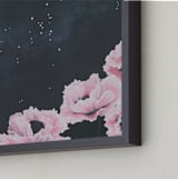 "Awakening" - Art Print in Blush by Emily Magone - Frame Close-up