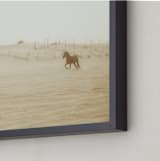 "Wild and Free" - Art Print in Dusty Road by Robin Ott - Frame Close-up