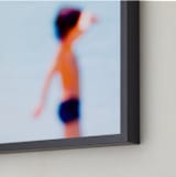 "Sdot Yam beach" - Art Print in Light Blue by Tal Paz-Fridman - Frame Close-up