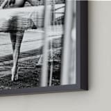 "Musing of Synchronicity" - Art Print in Black & White by Zanne Bedore - Frame Close-up