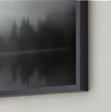 "Fog Reflection" - Art Print in Grey by Jennifer Morrow - Frame Close-up
