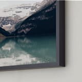 "Reflections in the Blue" - Art Print in Lake Blue by 1885 Atelier - Frame Close-up