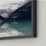 "Reflections in the Blue" - Art Print in Lake Blue by 1885 Atelier - Frame Close-up