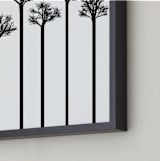 "Stand Tall" - Art Print in black on white by Leanne Friedberg - Frame Close-up