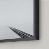 "Never-Ending Bridge" - Art Print in Grey Shades by Marker Girl - Frame Close-up