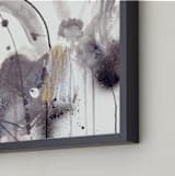 "Melt" - Art Print in Inky Black by ADRIENNE JACKSON - Frame Close-up