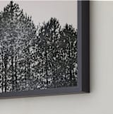 "Pines" - Art Print in Porcelain White by K.Short - Frame Close-up