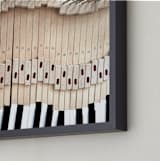 "Key Rehab" - Art Print in Oxblood by Poppy A - Frame Close-up