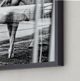 "Musing of Synchronicity" - Art Print in Black & White by Zanne Bedore - Frame Close-up