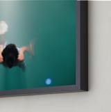 "Pool Illumination" - Art Print in Sea green by Georgia Tankard - Frame Close-up