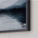 "glassy waters" - Art Print in Mist by Alicia Abla - Frame Close-up