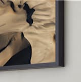 "Morning Dunes" - Art Print in Sand by Gabrial Reising - Frame Close-up