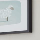 "woolly sheep" - Art Print in sky by Karidy Walker - Frame Close-up