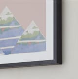 "Colorful Summit" - Art Print in Sienna by Akweley Creative - Frame Close-up