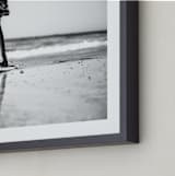 "Skimming through Summer" - Art Print in Black & White by Kate Dailey - Frame Close-up