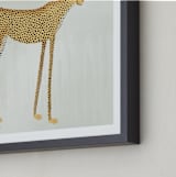 "Spots" - Art Print in Buff Orange by Megan Zang - Frame Close-up