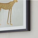 "Spots" - Art Print in Buff Orange by Megan Zang - Frame Close-up