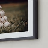 "For The Big Game 1" - Art Print in Field by Janet Cruz - Frame Close-up