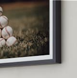 "For The Big Game 1" - Art Print in Field by Janet Cruz - Frame Close-up