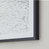 "Beach Dog" - Art Print in Pebble by Leslie Le Coq - Frame Close-up