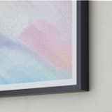 "Pastel Mountains" - Art Print in Berry by AYR - Frame Close-up