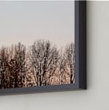 "Evening Light" - Art Print in Azure by Lisa Assenmacher - Frame Close-up