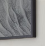"Line in the Sand" - Art Print in Sandy Beige by AJD - Frame Close-up