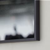 "Background Noise" - Art Print in Held Up Hand Taupe by Jeff Preuss - Frame Close-up
