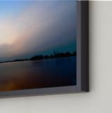 "Explosion" - Art Print in White-blue by NSMARK - Frame Close-up