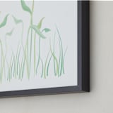 "Whispers" - Art Print in Light green by Katrina Leandro - Frame Close-up