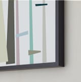 "Illumination" - Art Print in Wheat by Lisa Samartino Design - Frame Close-up