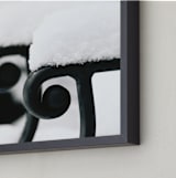 "Cold Iron" - Art Print in Black by Elky Ink - Frame Close-up