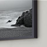 "Hidden Beach in Point Lobos, California" - Art Print in Foggy grey by NSMARK - Frame Close-up