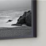 "Hidden Beach in Point Lobos, California" - Art Print in Foggy grey by NSMARK - Frame Close-up