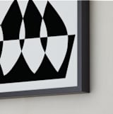 "Growth" - Art Print in Black and White by Katherine Moynagh - Frame Close-up
