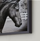 "Angelique" - Art Print in Black & White by Katrina Leandro - Frame Close-up