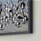 "Make Room for Me" - Art Print in Ocean Blue by A MAZ Design - Frame Close-up