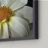 "Pure White Dahlia" - Art Print in Pure White by A MAZ Design - Frame Close-up