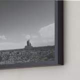 "a monument." - Art Print in Desert red in Grey by Mario Elias - Frame Close-up