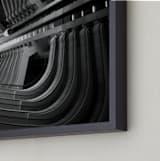 "Belly of the Beast" - Art Print in Rib Black by Jeff Preuss - Frame Close-up