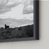 "Chasing Dusk" - Art Print in Black Dusk by Leslie Le Coq - Frame Close-up