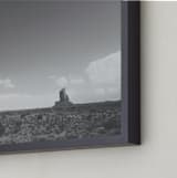 "a monument." - Art Print in Desert red in Grey by Mario Elias - Frame Close-up