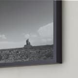 "a monument." - Art Print in Desert red in Grey by Mario Elias - Frame Close-up