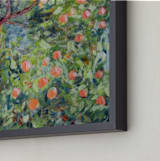 "Greenonthepark" - Art Print in Allgreens by Susanna Nousiainen - Frame Close-up